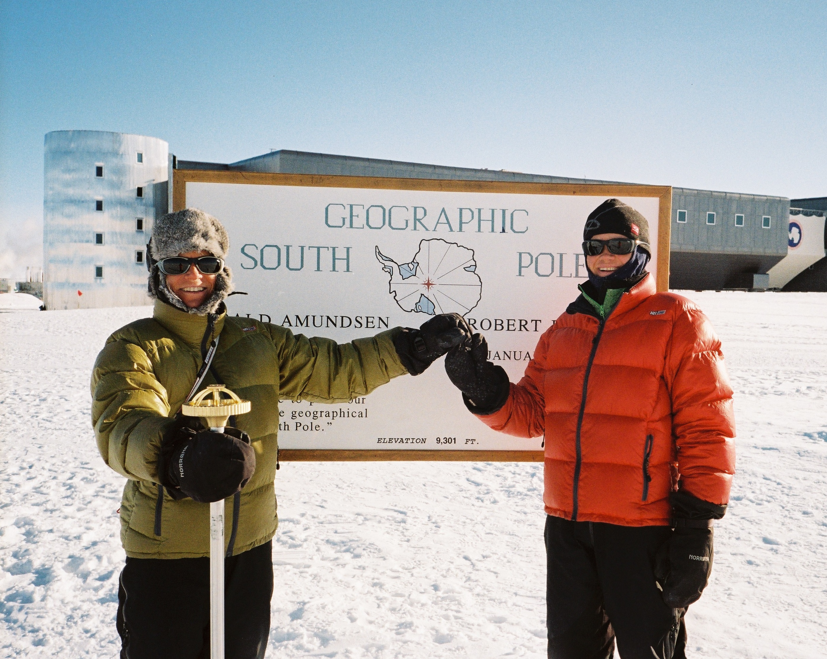 Ine-Lill og Rita på Sydpolen 2008