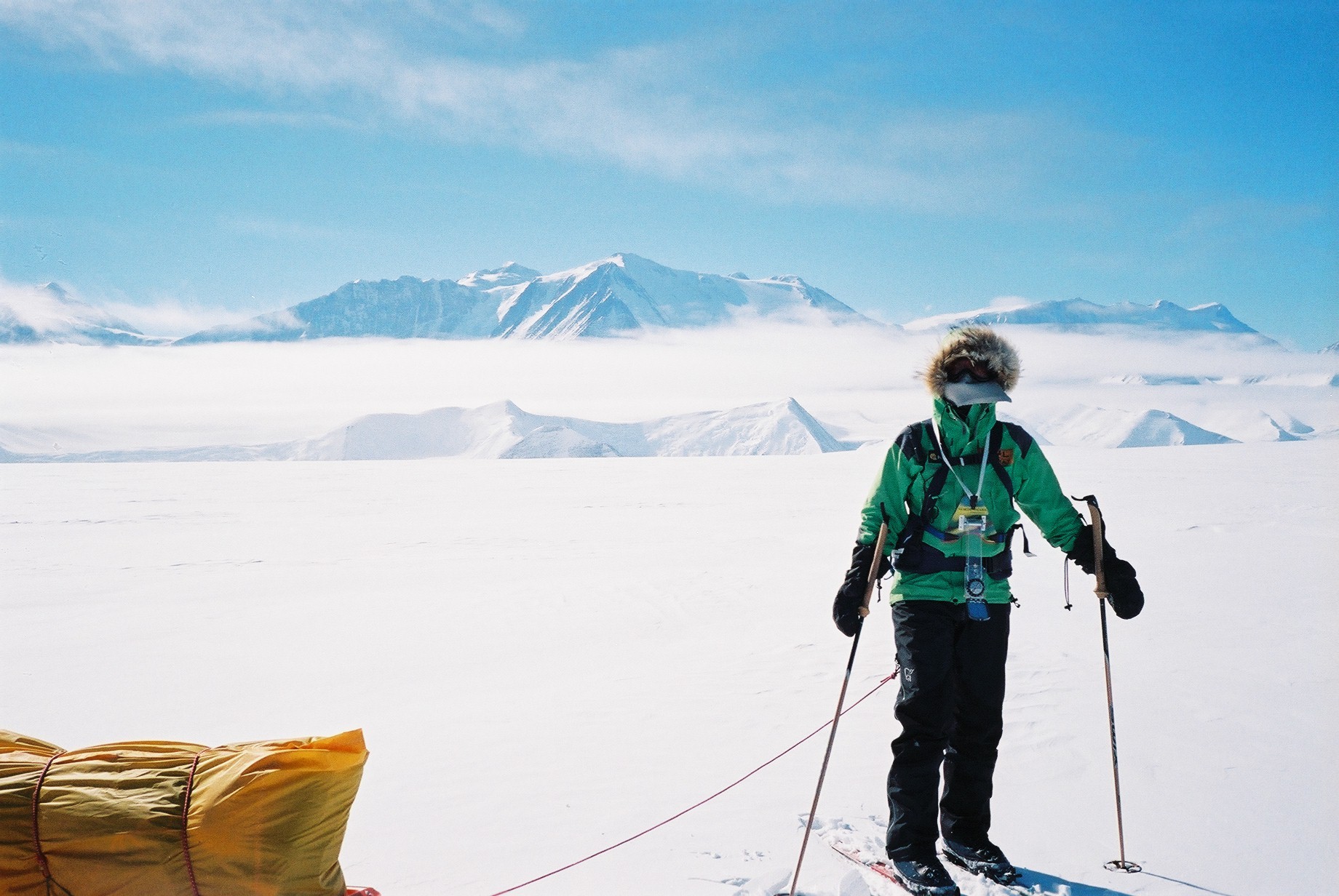 På vei fra Mt. Vinson til Sydpolen